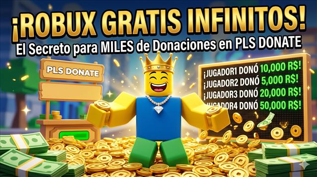 Robux Roblox: Cómo recibir Robux en PLS DONATE de forma segura