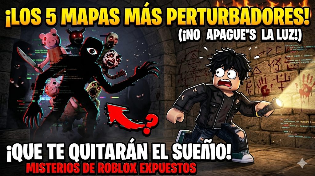 Mapas Roblox: Los 5 Mapas de Terror más perturbadores de Roblox que te quitarán el sueño