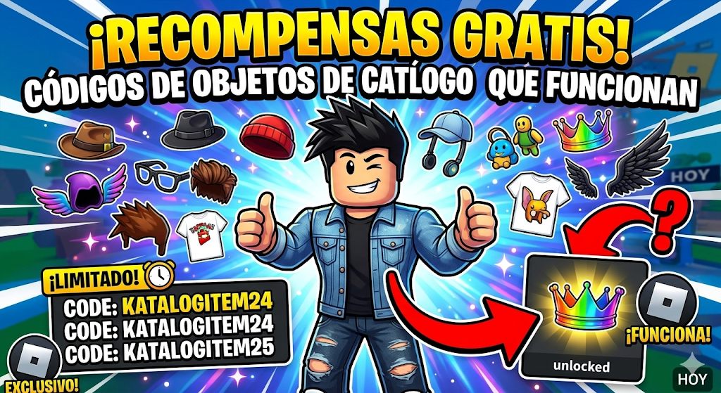 Códigos Roblox: Códigos de objetos de catálogo Roblox que funcionan
