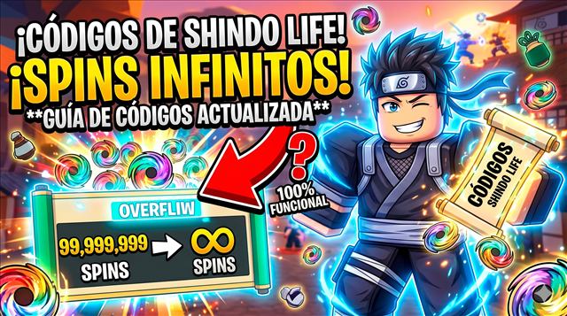 Códigos Roblox: Guía de códigos de Shindo Life: spins y recompensas