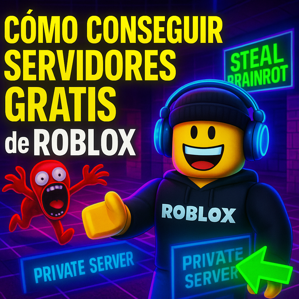Servidores gratis para Steal a Brainrot: guía para encontrar opciones en Roblox