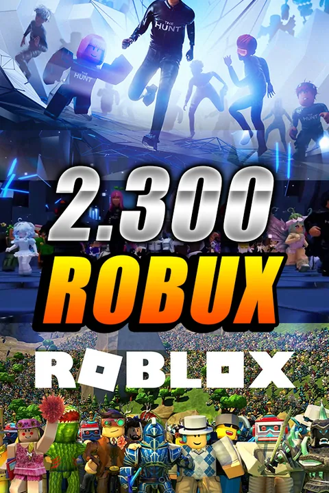 Tarjeta de 2300 Robux