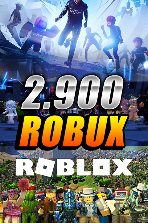 Tarjeta de 2900 Robux