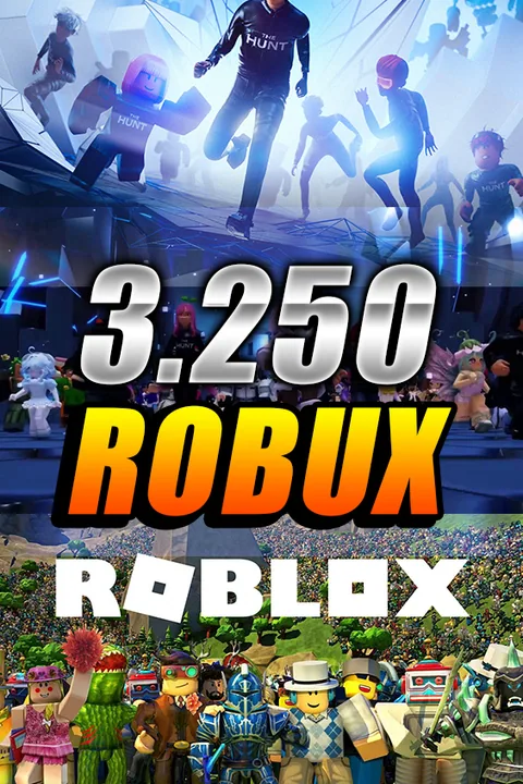 Tarjeta de 3250 Robux