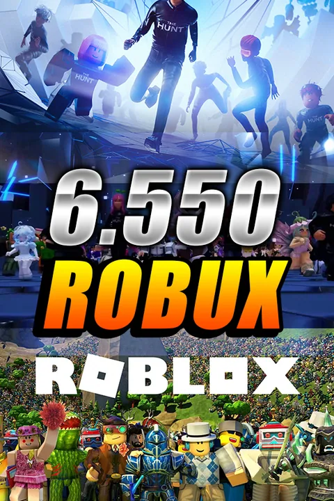 Tarjeta de 6550 Robux